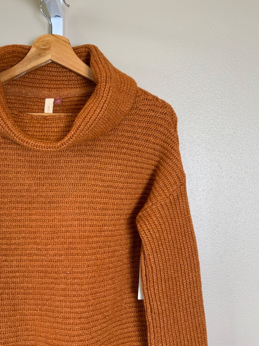 Anthropologie Pilcro Cowl Neck Ribbed Sweater - Picture 6 of 16